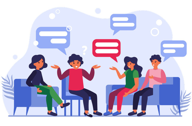 Counseling session illustration